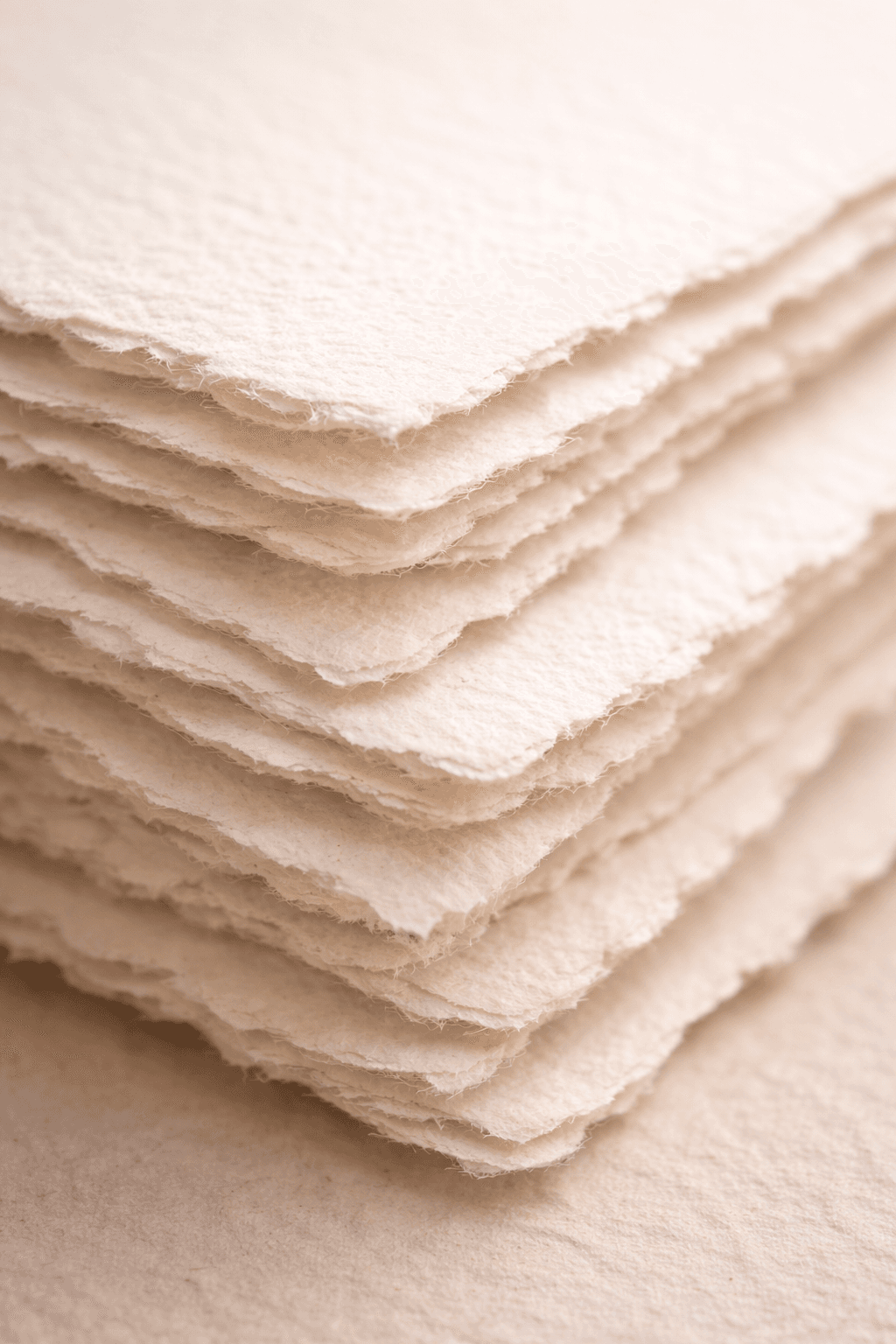 Handgeschöpftes Büttenpapier